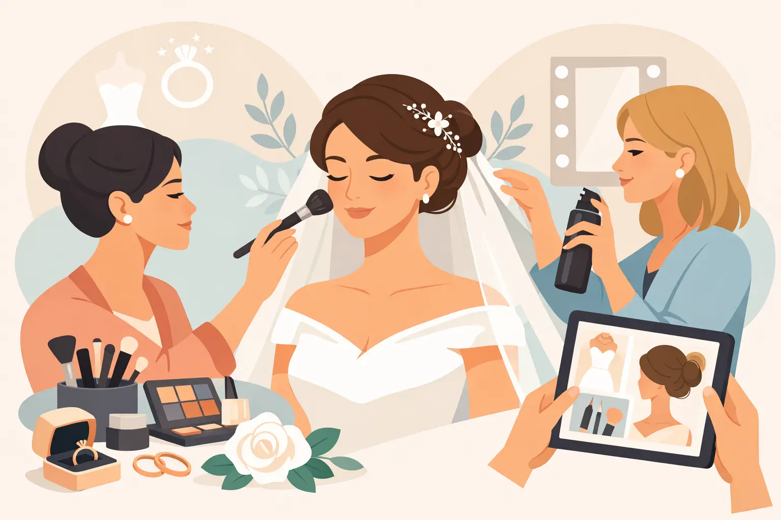 How to Coordinate Wedding Beauty With Ease