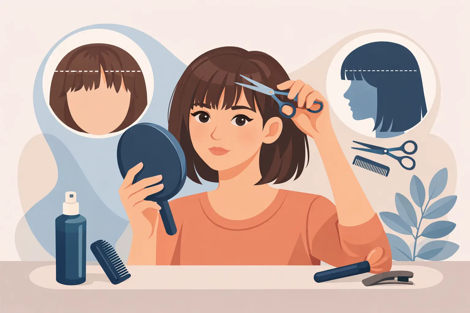 How to Fix Uneven Bangs Without Making Them Worse