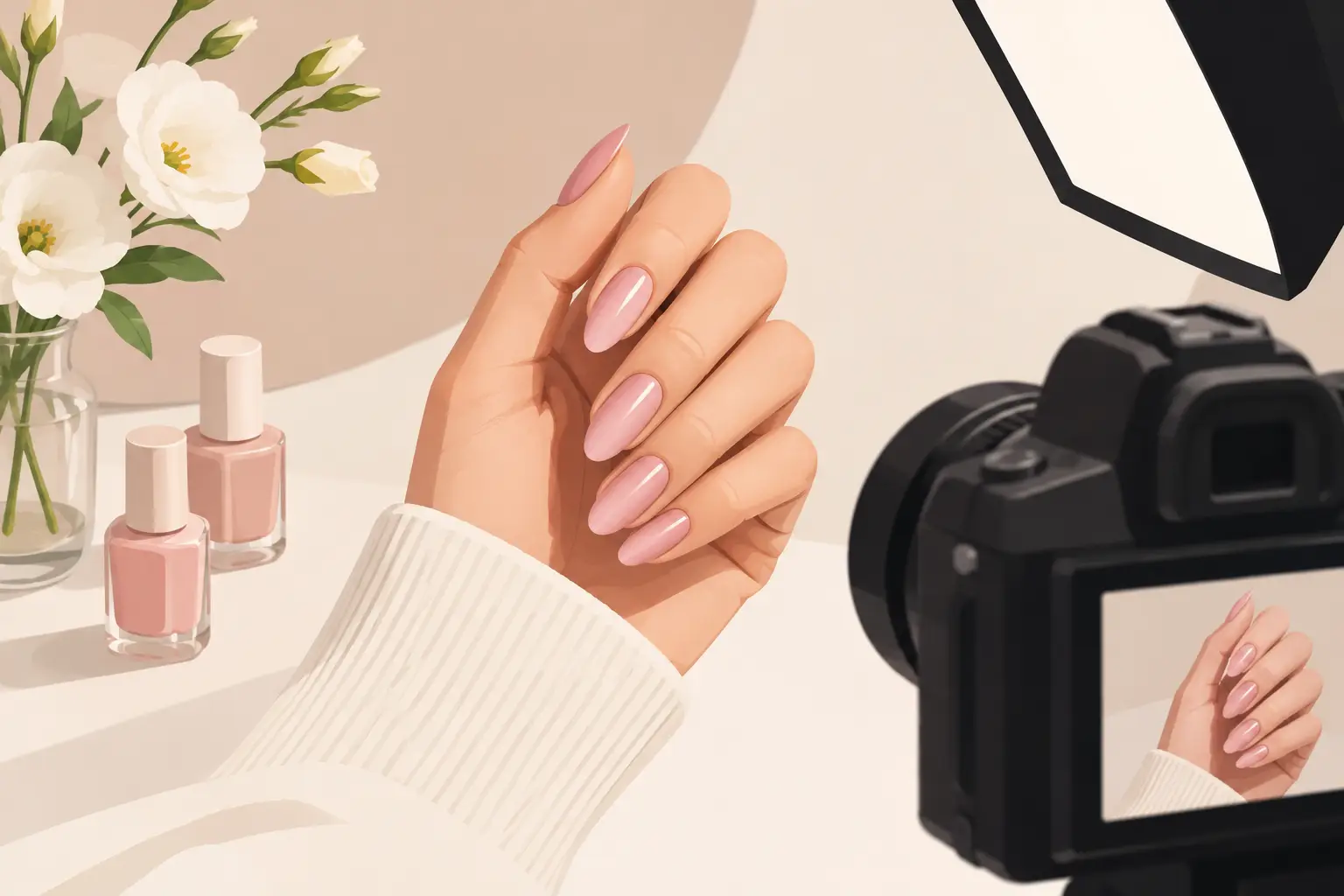 Gel Nails for Photoshoot Moments That Read Beautifully
