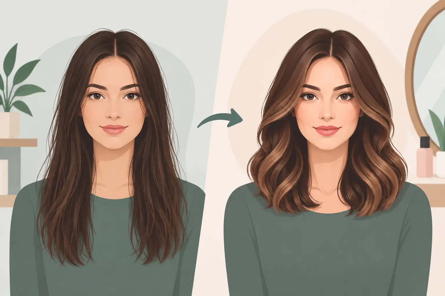 Hair Makeover Before After for a New Look